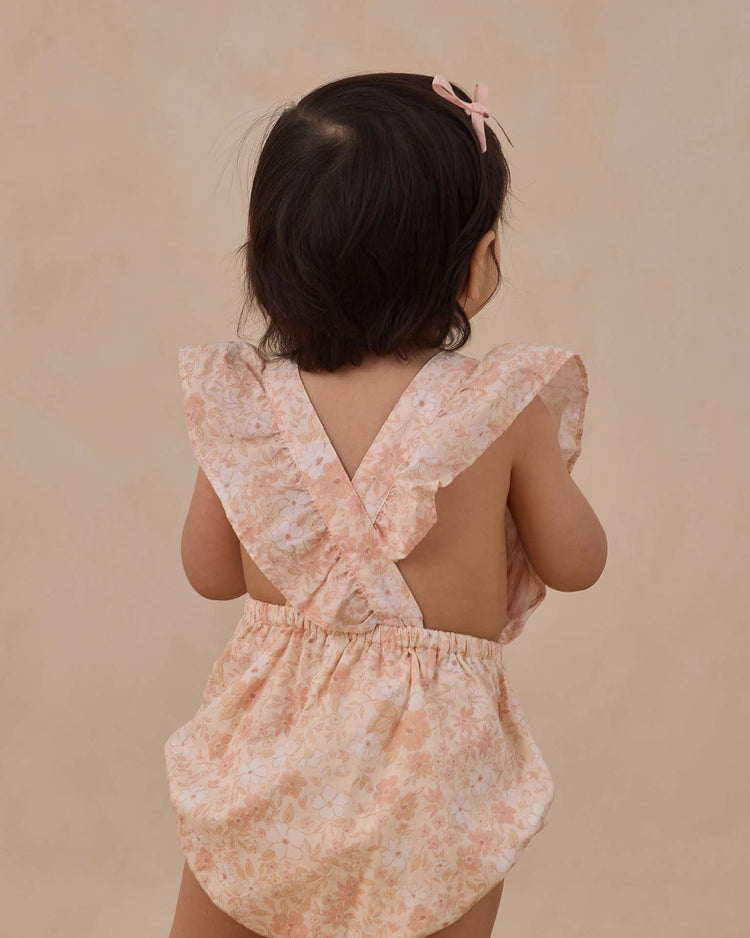 noralee lucy romper in petal garden baby Little