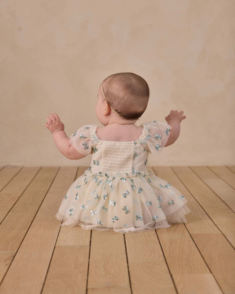 noralee margot romper in bows baby Little