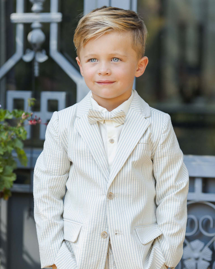 noralee sebastian blazer in sky stripe kids Little