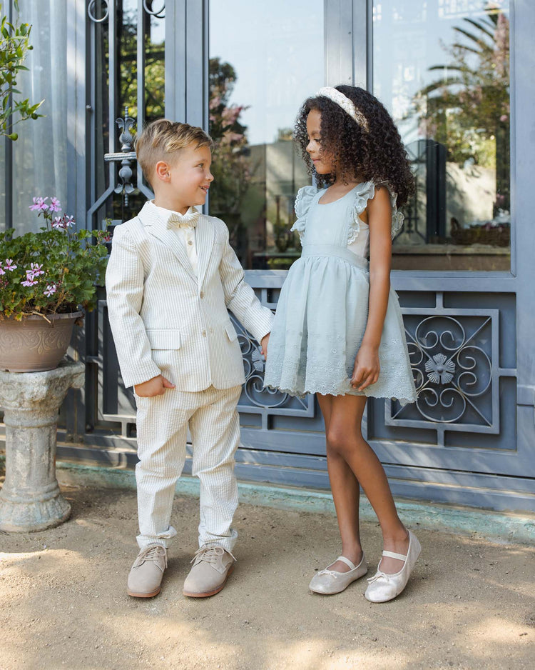 noralee sebastian pant in sky stripe kids Little