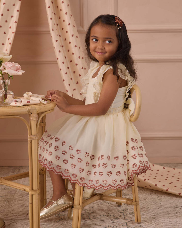 noralee provence dress in ivory kids Little