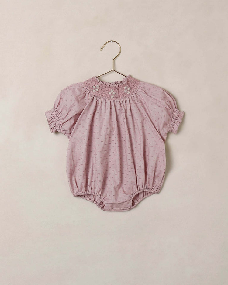 noralee maddie romper in lavender baby Little