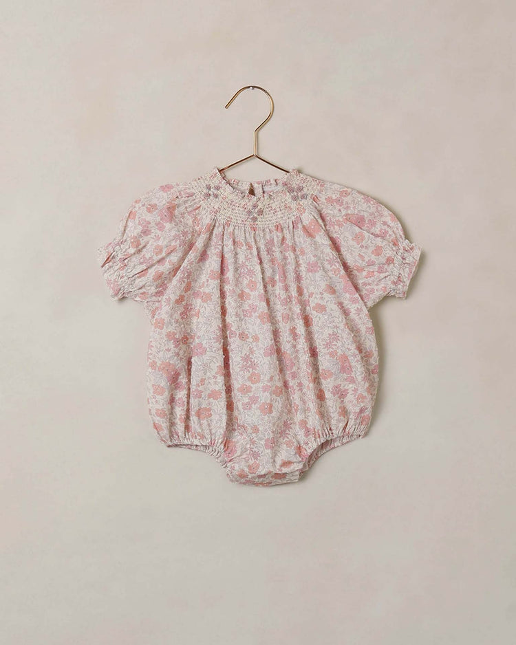 noralee maddie romper in pastel garden baby Little