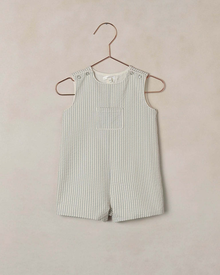 noralee georgie romper in sky stripe baby Little