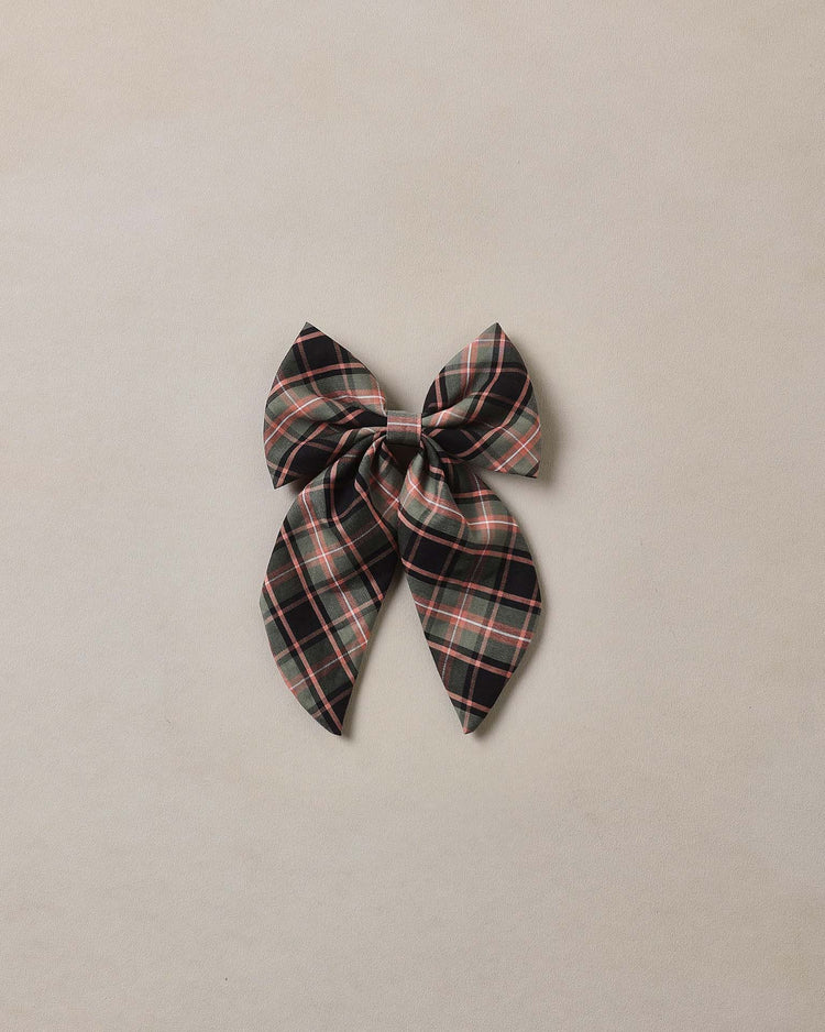 noralee everly bow in tartan accessories Little