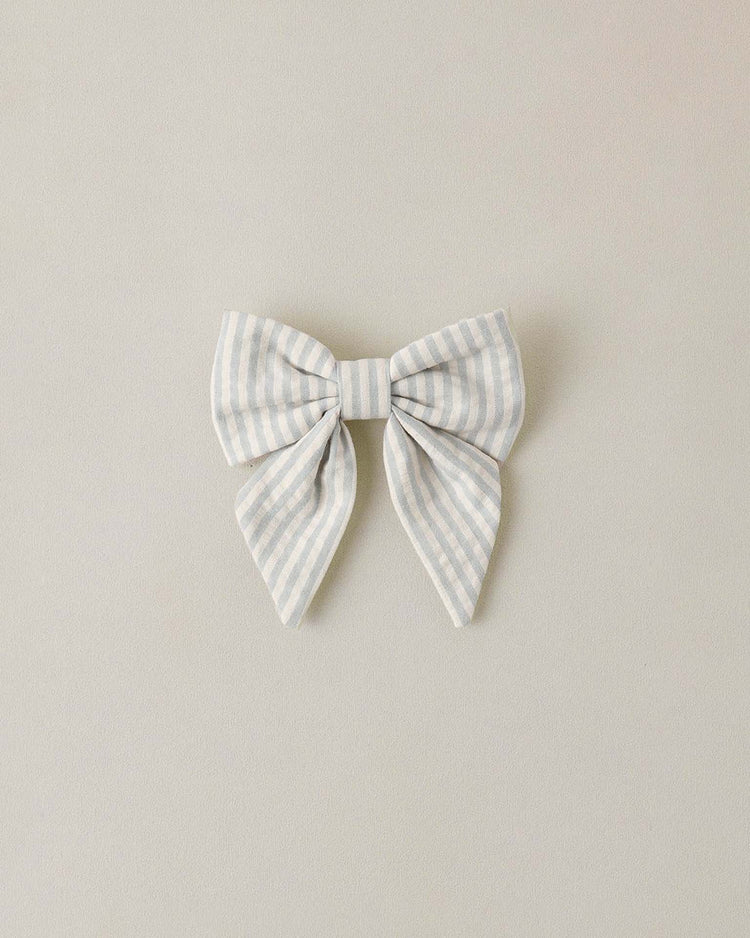 noralee norah bow in sky stripe accessories Little