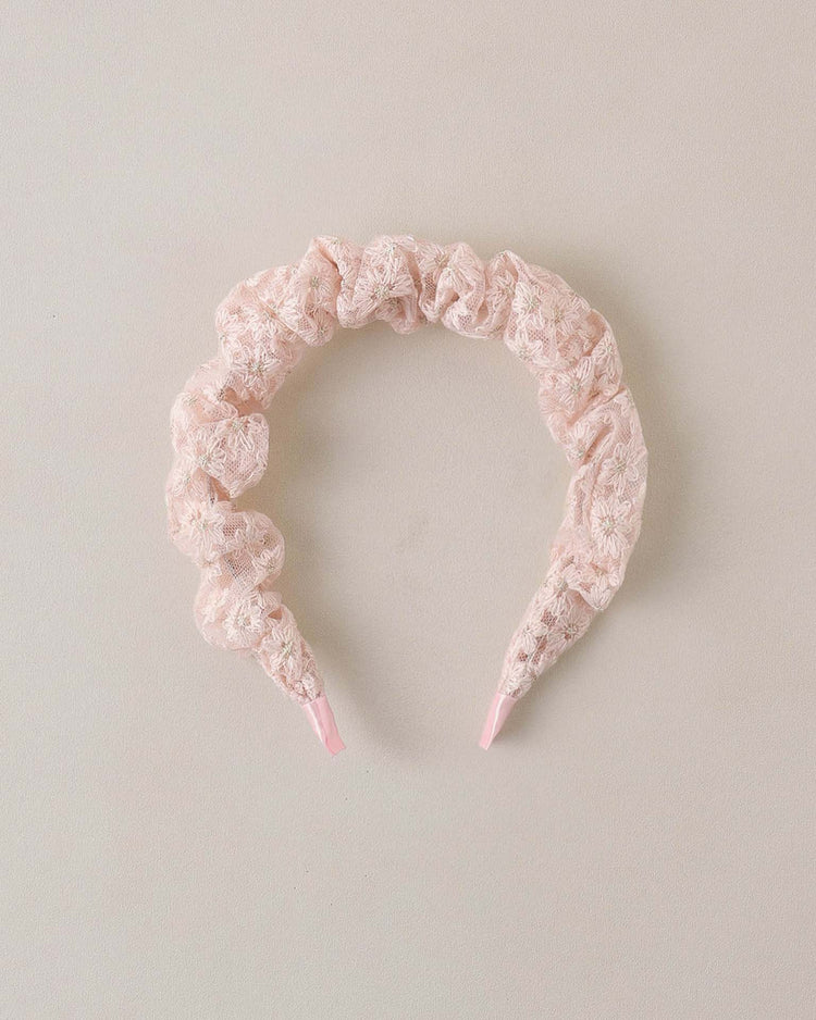 noralee gathered headband in cotton candy accessories Little