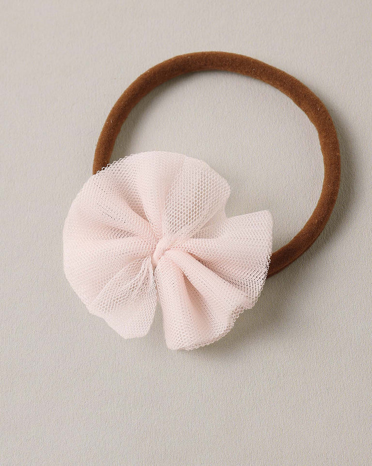 noralee flutter tulle headband in pink accessories Little