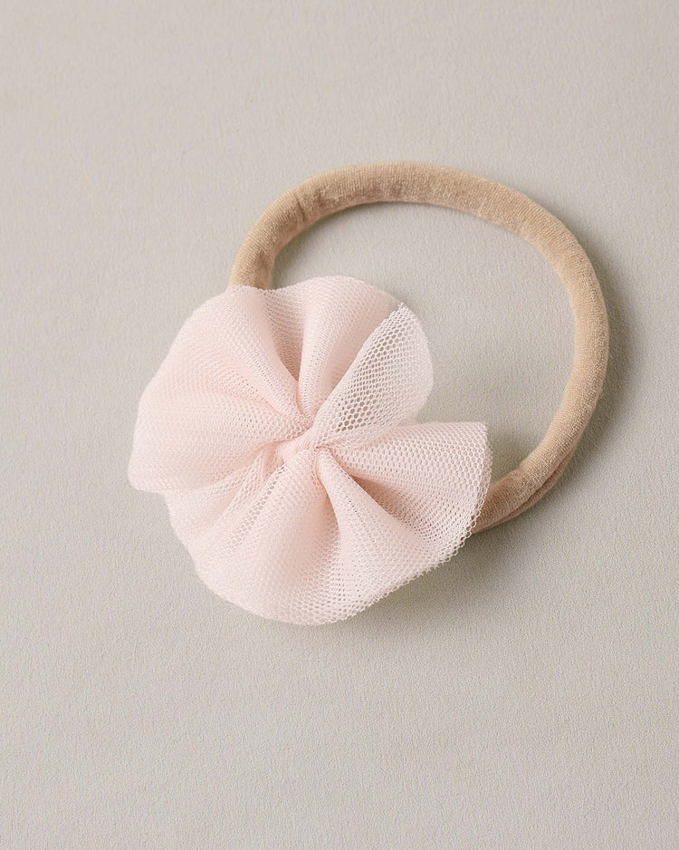 noralee flutter tulle headband in pink accessories Little