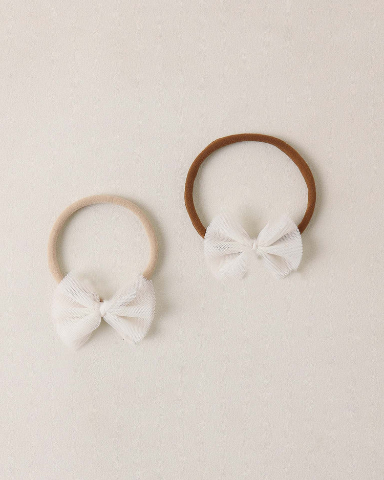 noralee flutter tulle headband in ivory accessories Little