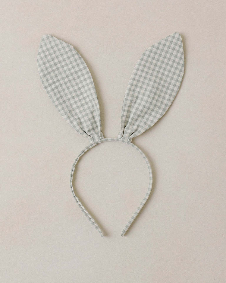 noralee bunny headband in eucalyptus check accessories Little
