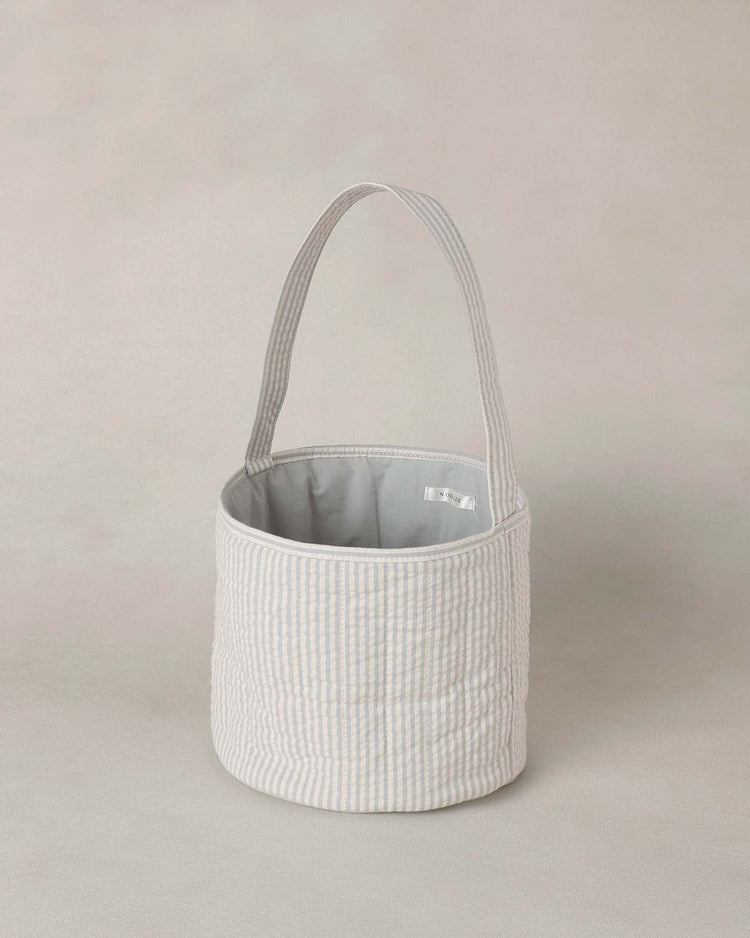 noralee easter basket in sky stripe seersucker home Little