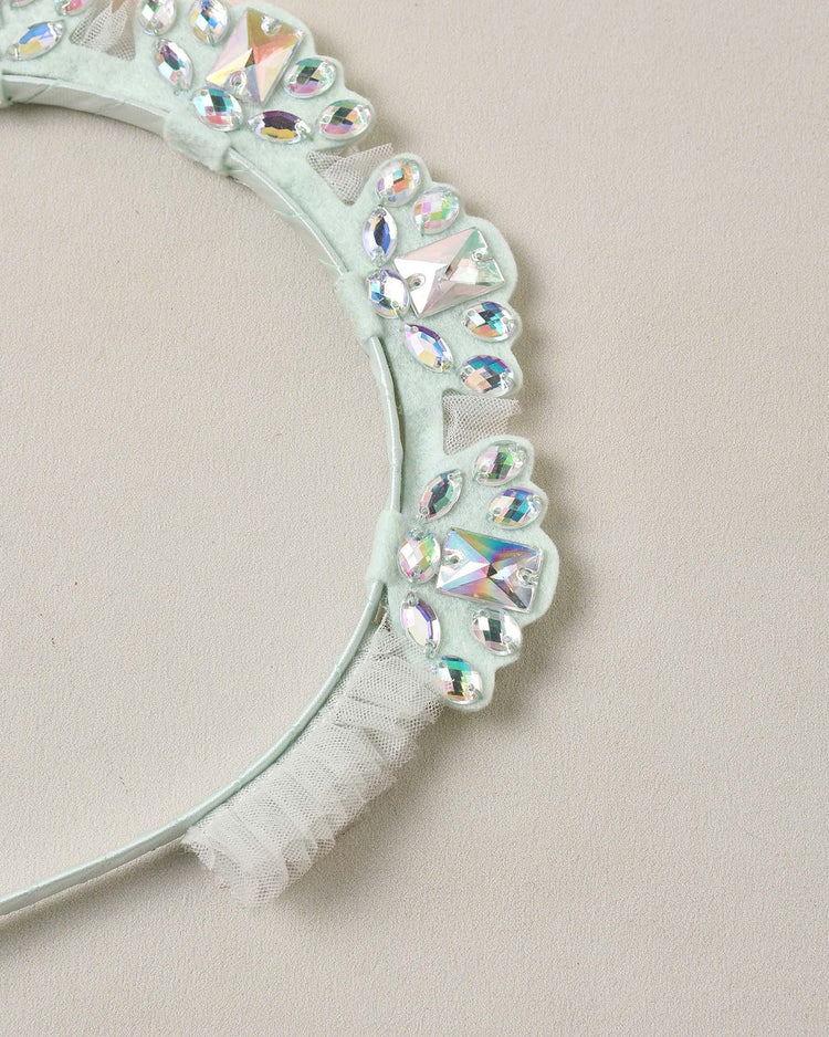 noralee mermaid crown + wand in mist kids Little