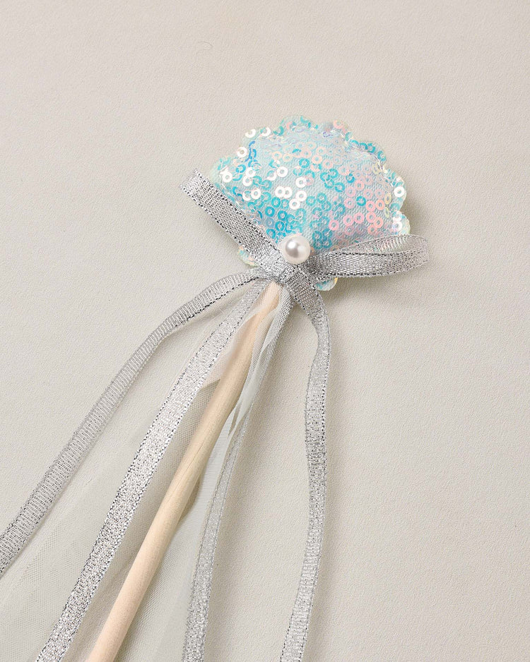 noralee mermaid crown + wand in mist kids Little