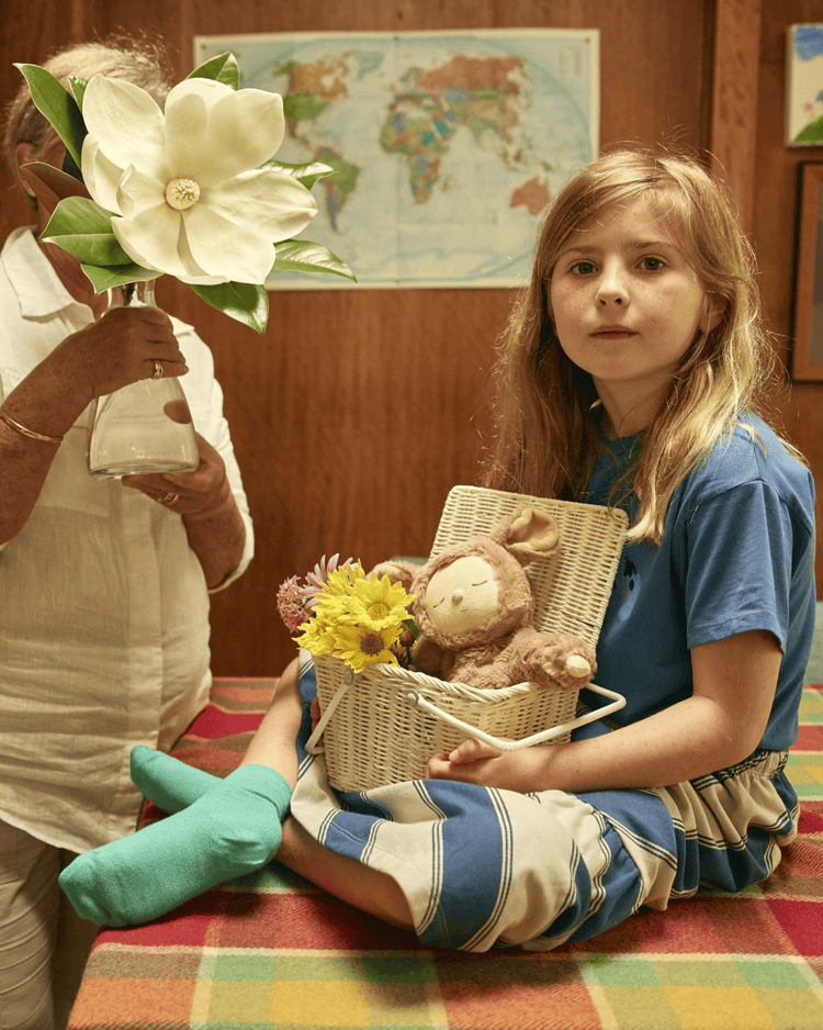 olli ella piki basket in chalk room Little