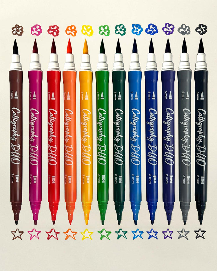 ooly calligraphy duo double - ended markers play Little