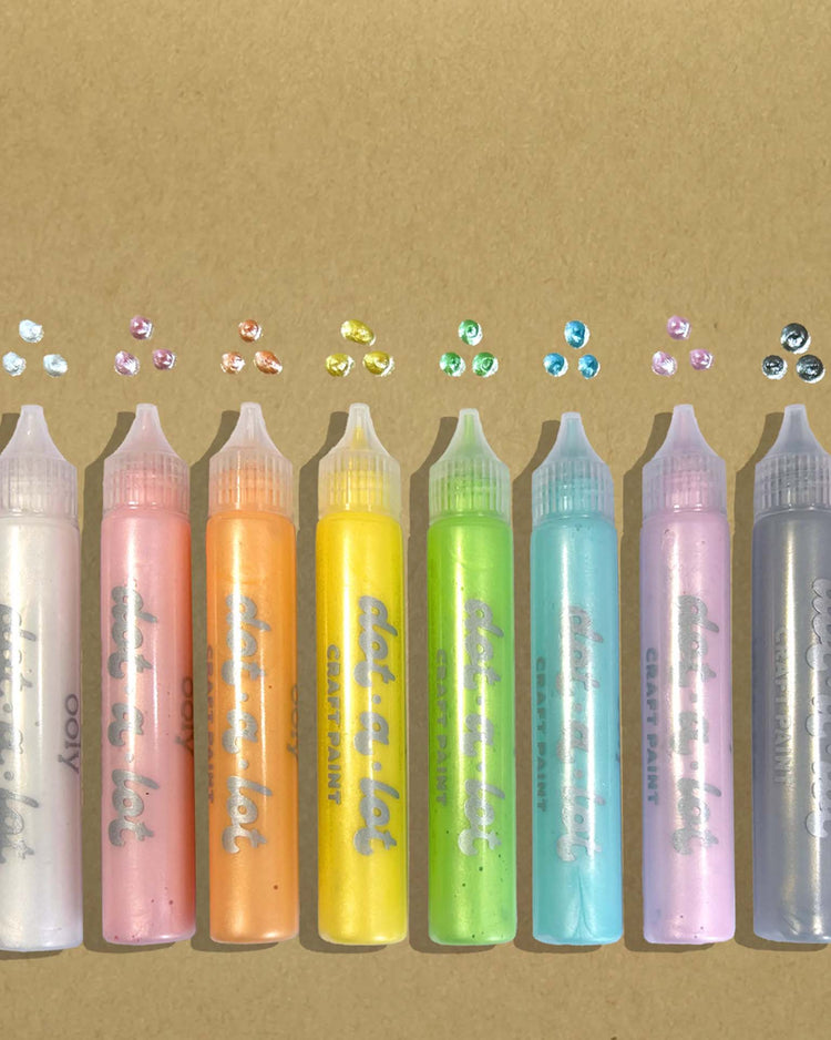 ooly dot - a - lot craft paint in pearlescent play Little