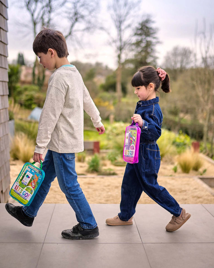 ooly let's go! activity & coloring kit in robo dinos play Little