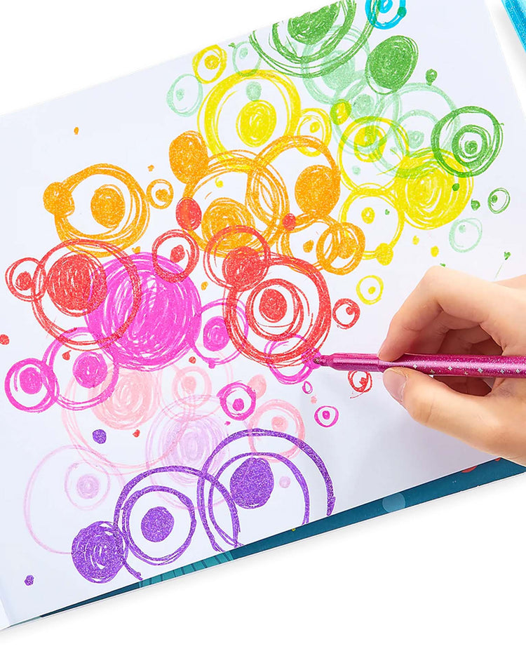 ooly rainbow sparkle glitter markers play Little