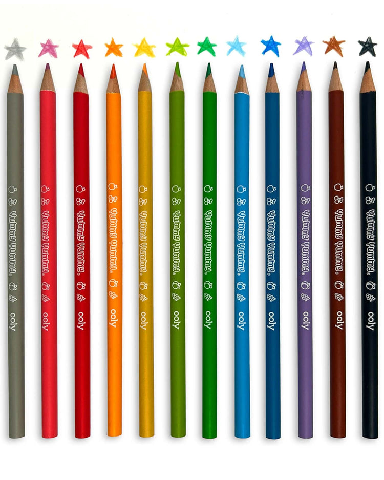 ooly yummy yummy scented colored pencils play Little