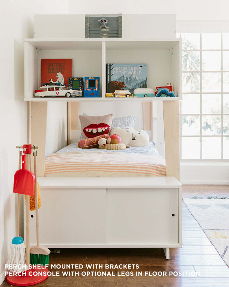oeuf perch twin bunk console storage room Little