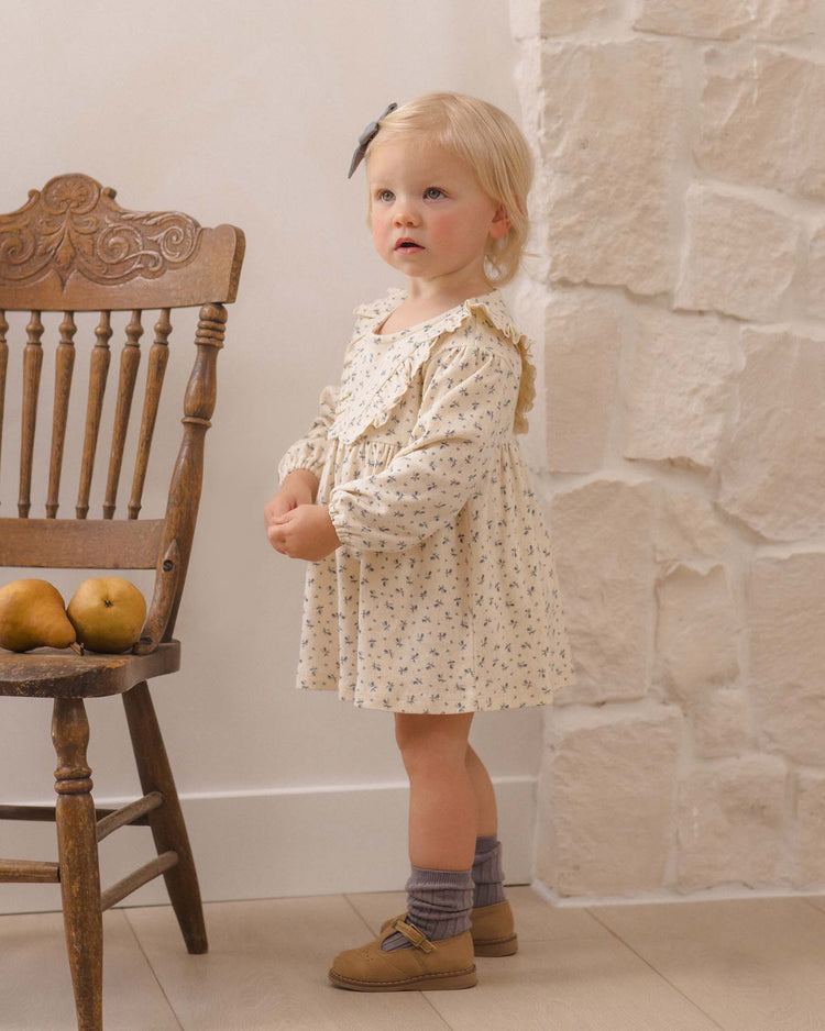 quincy mae socks set in midnight + ivory accessories Little