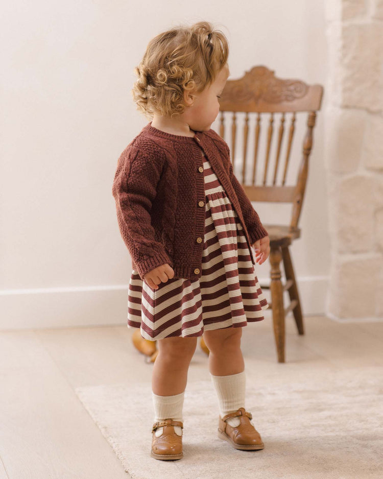 quincy mae darla dress in black cherry baby Little