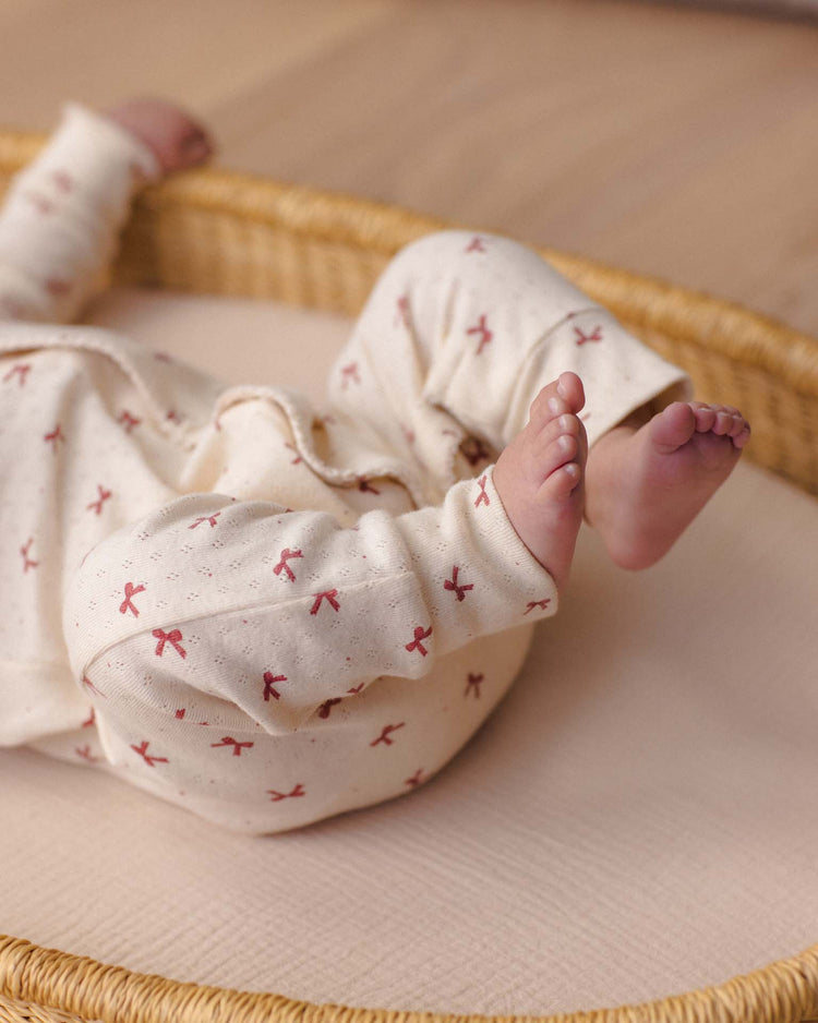 quincy mae long john in red bows baby Little