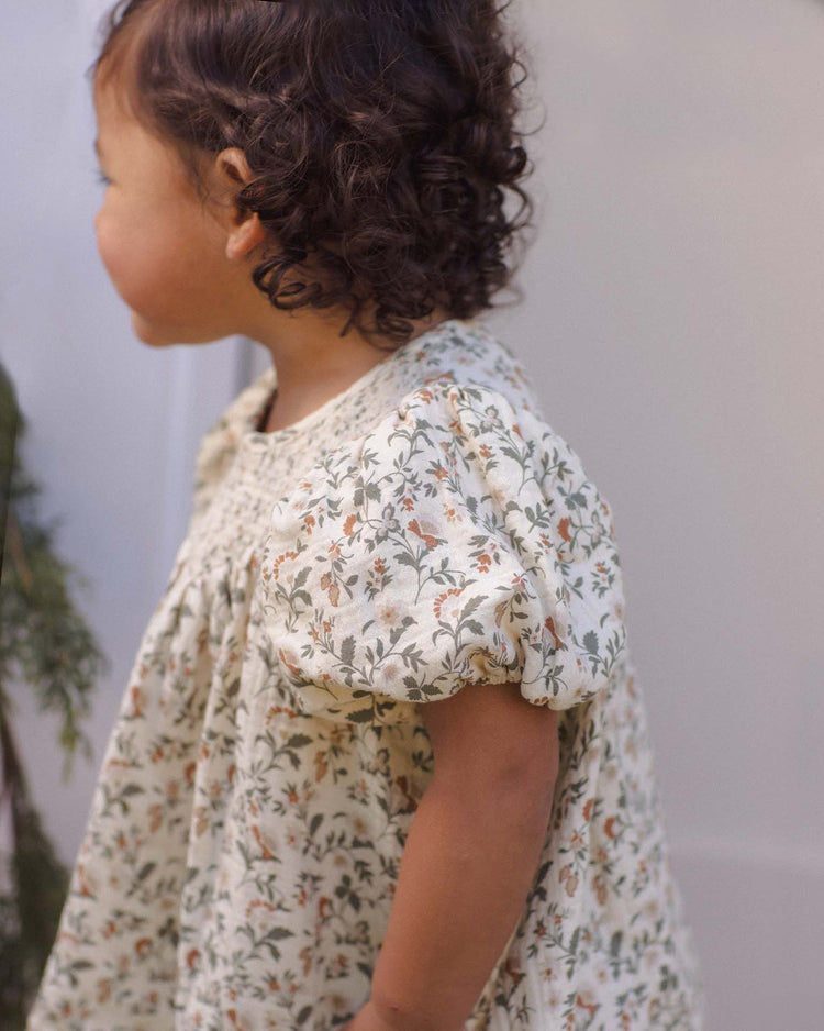 carina dress in holiday floral
