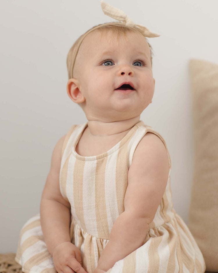 quincy mae skirted tank romper in summer stripe baby Little