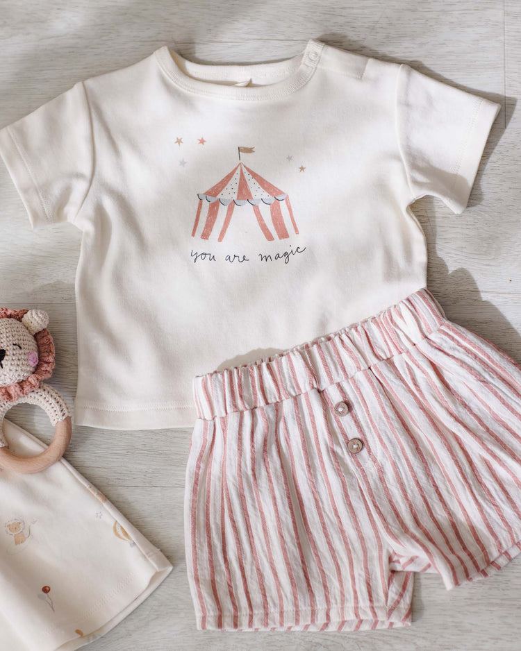 quincy mae boxy tee in you are magic baby Little