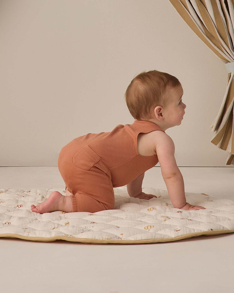 quincy mae sleeveless jumpsuit in poppy baby Little