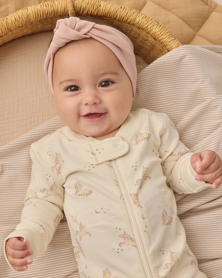 quincy mae zip longsleeve sleeper in unicorns baby Little