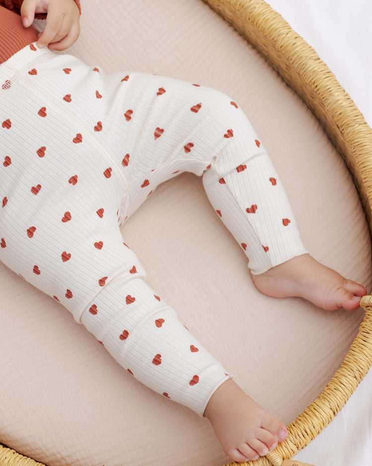 quincy mae ribbed legging in red hearts baby Little
