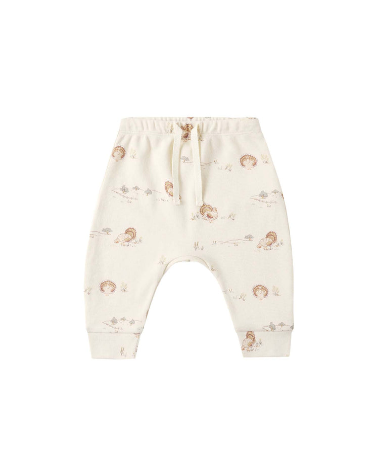quincy mae drawstring pant in turkey baby Little