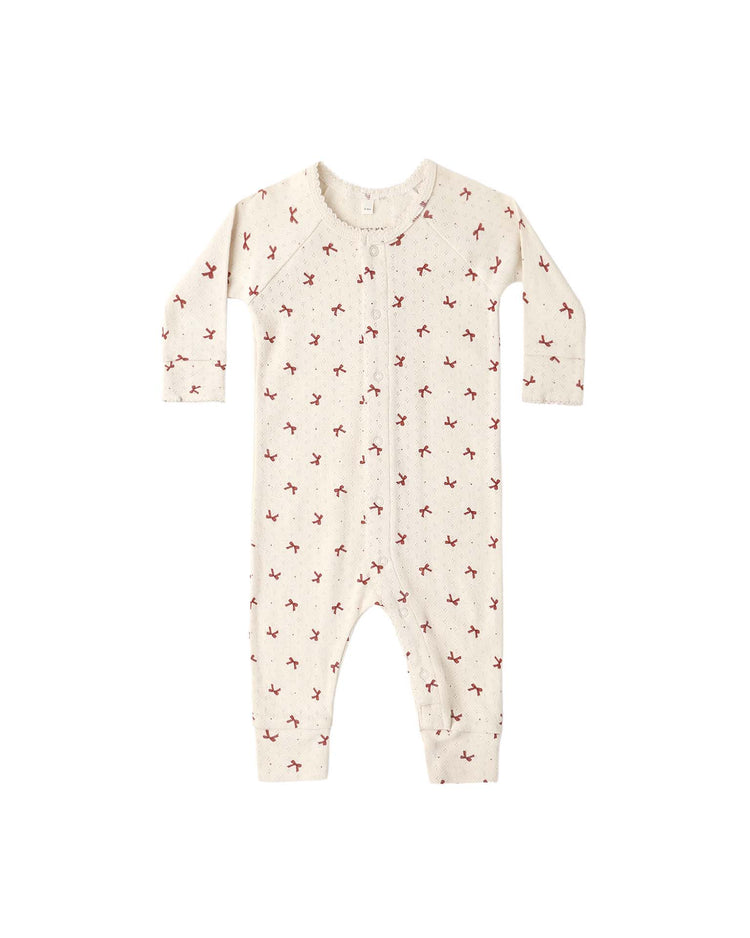 quincy mae long john in red bows baby Little
