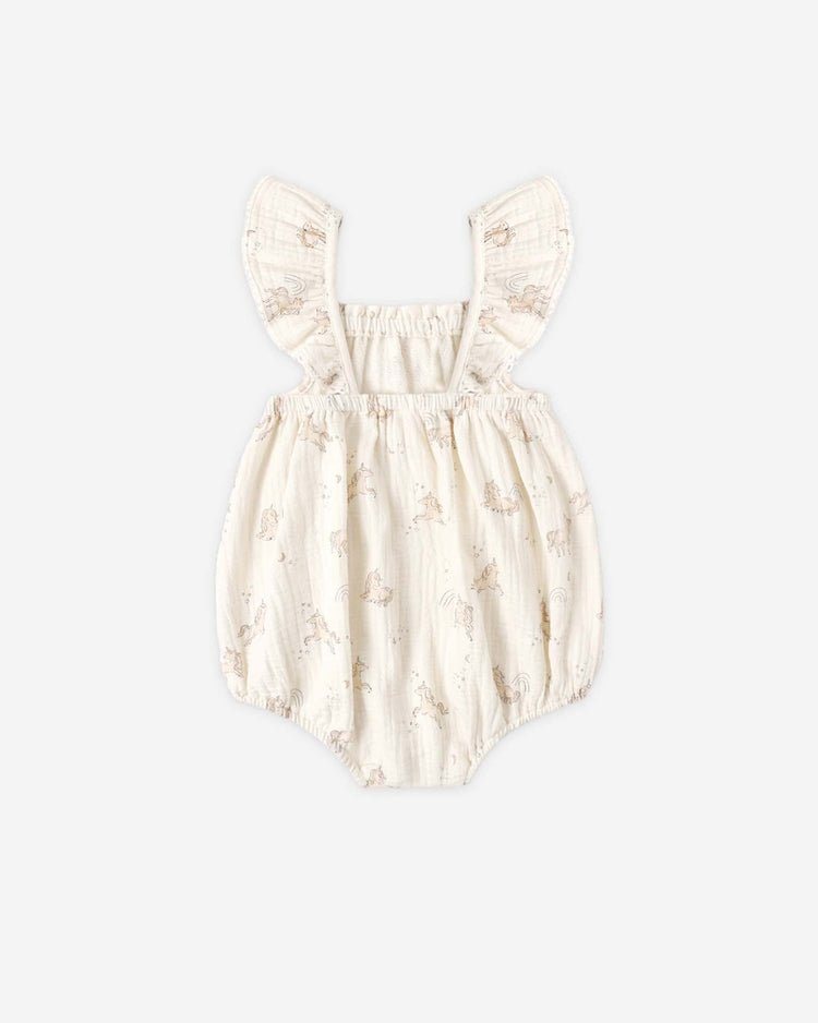 quincy mae bonnie romper in unicorns baby Little