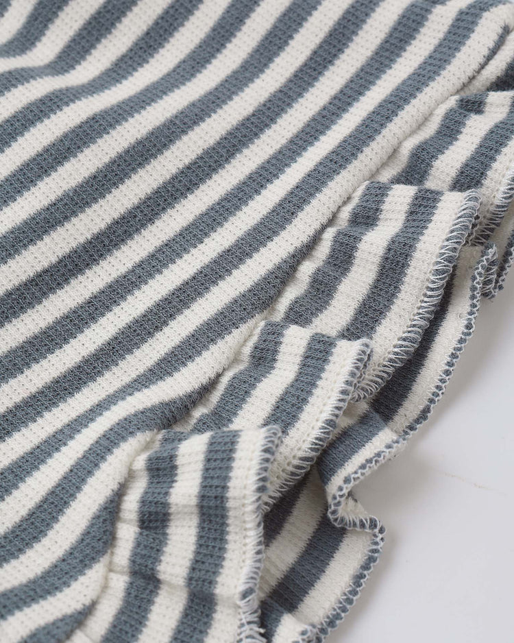 quincy mae evie tank + shortie set in ocean stripe baby Little
