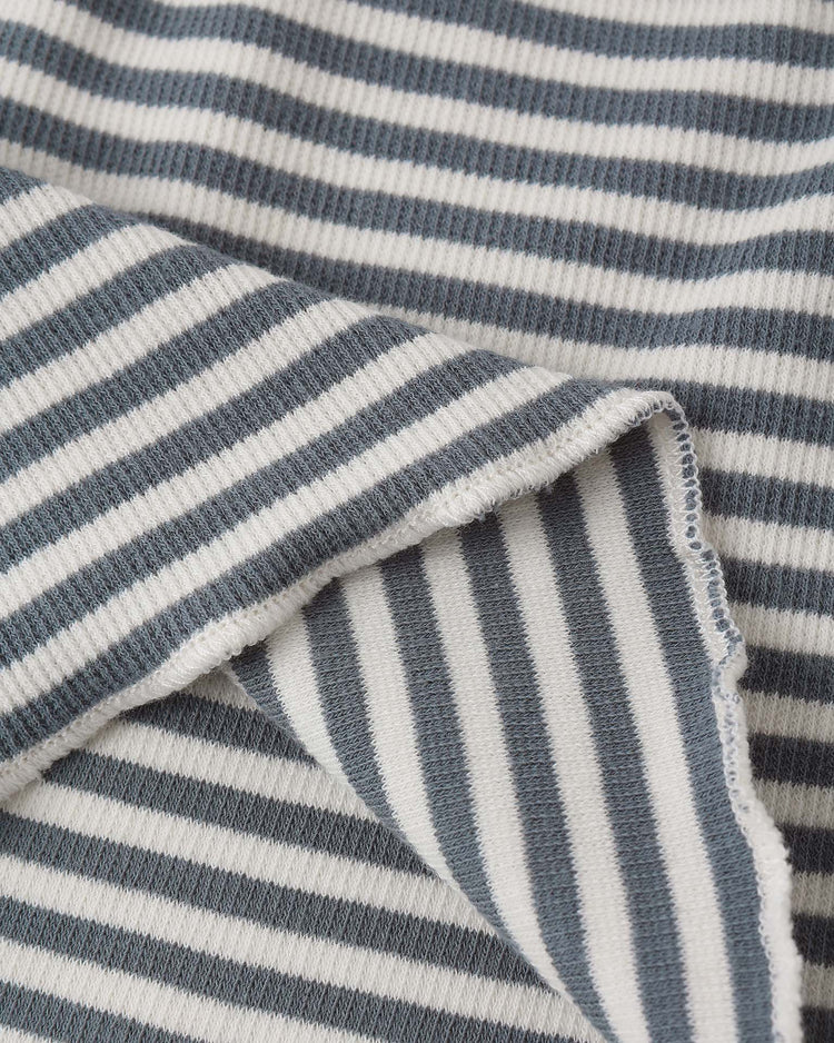 quincy mae evie tank + shortie set in ocean stripe baby Little