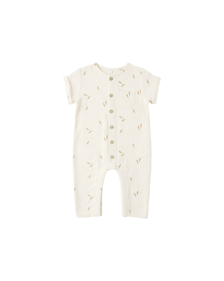 quincy mae charlie jumpsuit in carrots baby Little