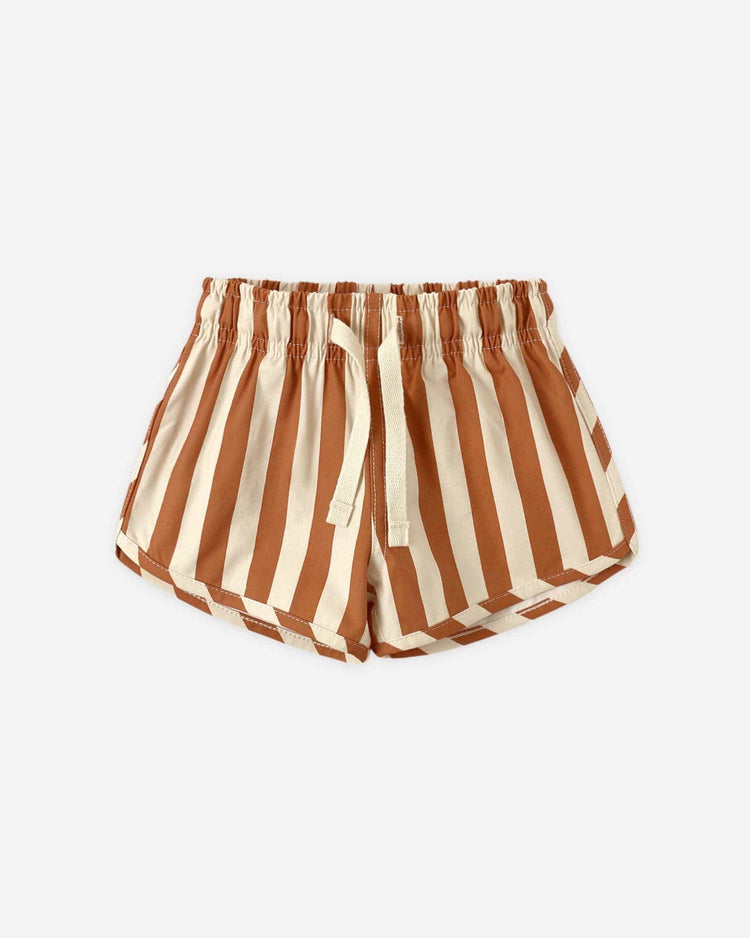 quincy mae boys swim short in retro poppy stripe baby Little