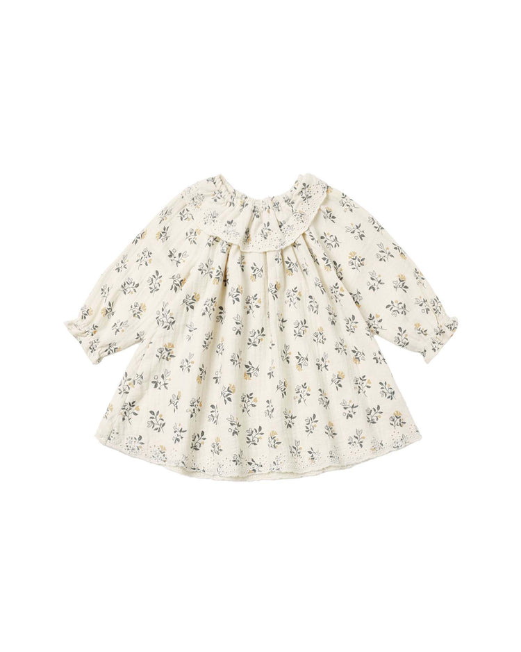 quincy mae long sleeve isla dress in french floral baby Little