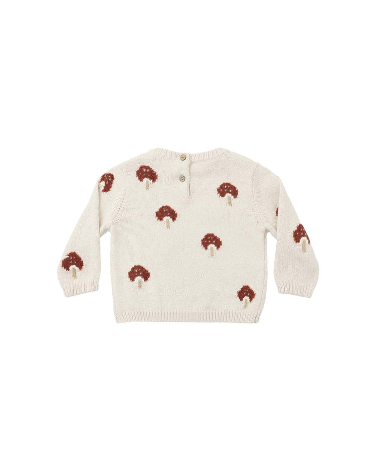 rex sweater in mushroom