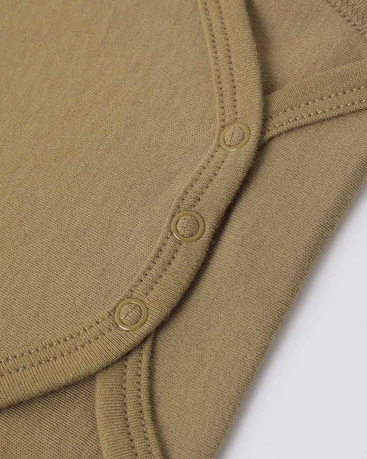 quincy mae flutter sleeve bodysuit in honey baby Little