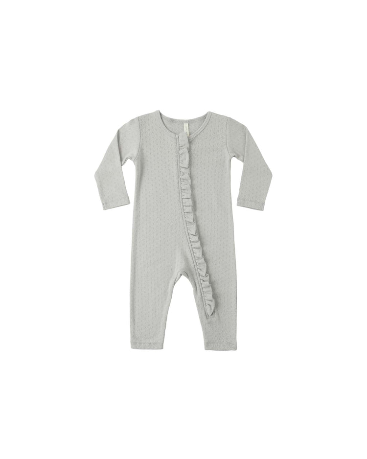quincy mae ruffle jumpsuit in sage baby Little