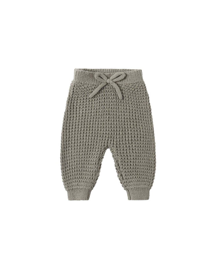 chunky knit pant in spruce