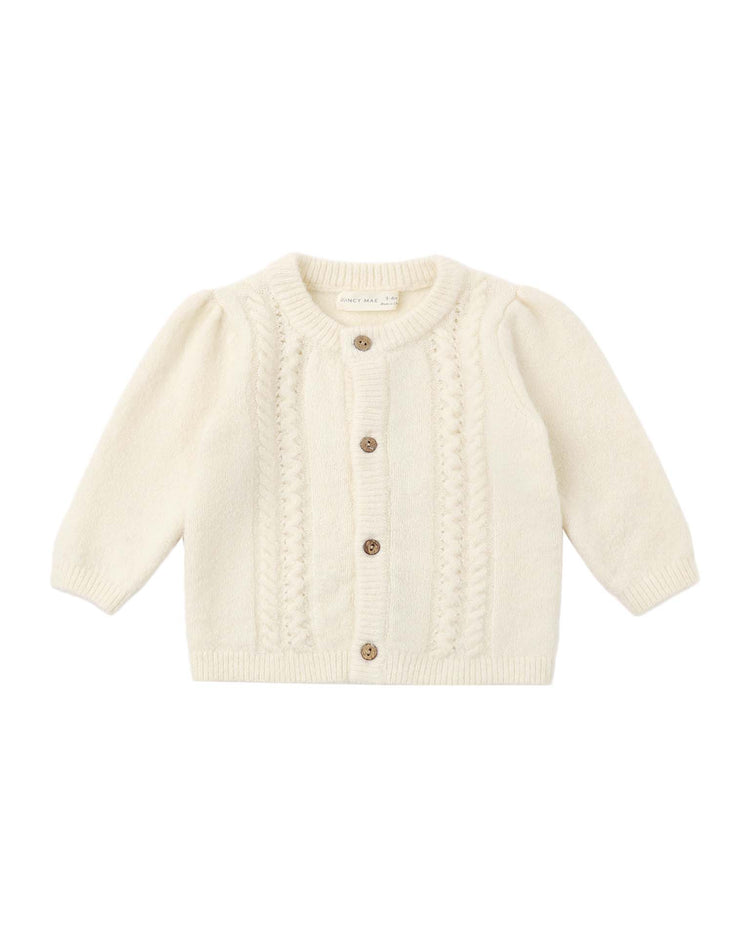 holly cardigan in natural