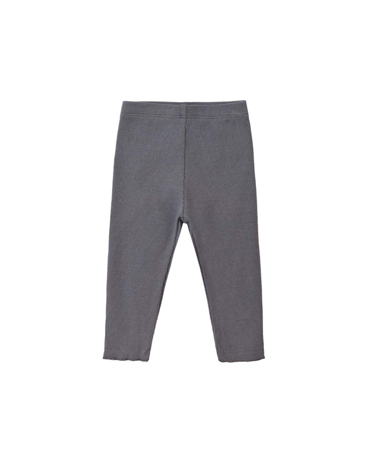 quincy mae ribbed legging in midnight baby Little