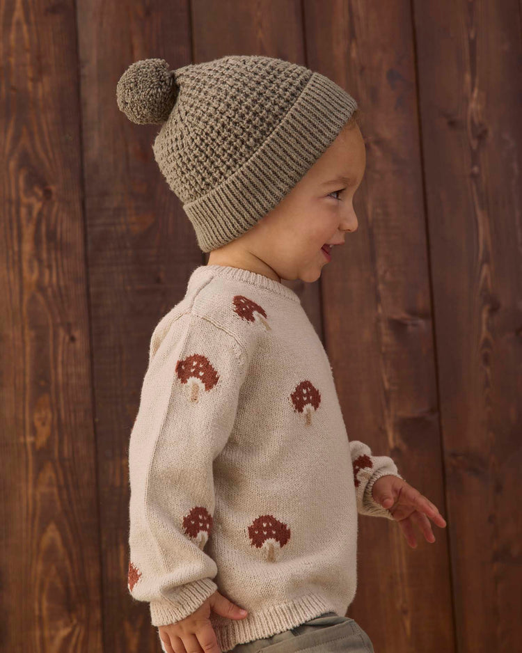 rex sweater in mushroom