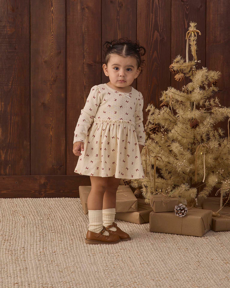 quincy mae alda dress in red bows baby Little